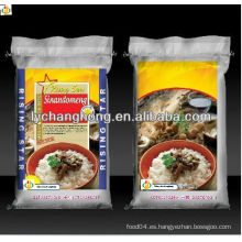 5kg a 50kg pp bolsas de arroz tejidas